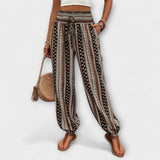 ALBINA - ETHNIC PATTERN TROUSERS