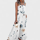 DAMIRA - JUMPSUIT WITH FLORAL PATTERN