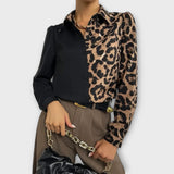 JAGODA - LEOPARD PRINT BLOUSE